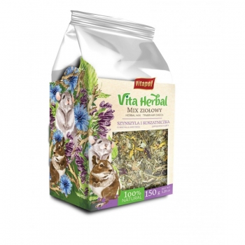 Mix ziołowy dla szynszyli koszatniczki Vita Herbal 150g